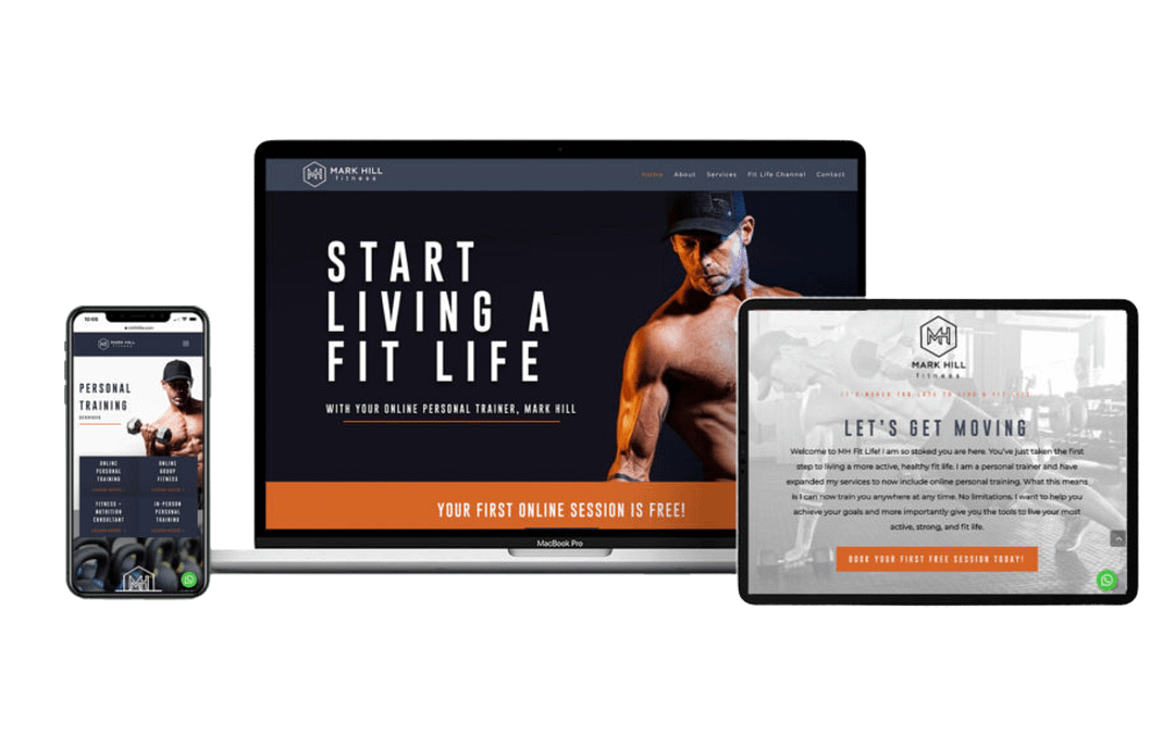 Mark Hill Fitness Website