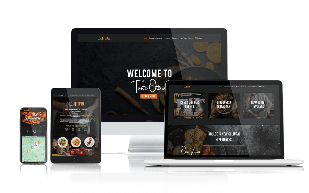 Taste Ottawa Website + Branding (Collaboration)