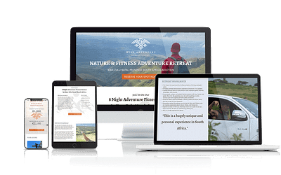 Wild Adventure Fitness Retreats Website + Branding